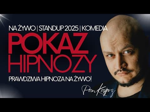 "KOMEDIOWY POKAZ HIPNOZY" - PanKasjerz | StandUp | 2025 | POKAZ HIPNOZY NA ŻYWO!