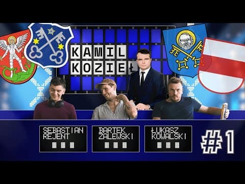 Turniej Wiedzy o Miastach : Kowalski, Kozieł, Rejent, Zalewski