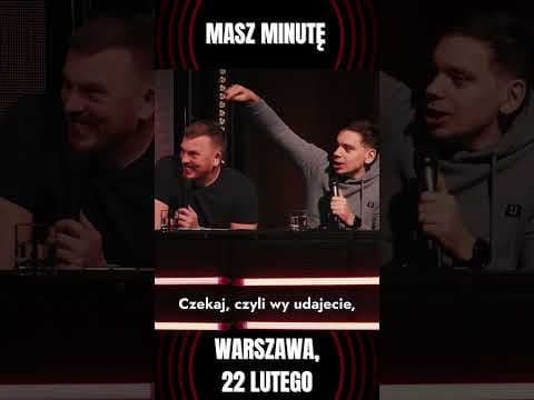 Stand-up: "Masz Minutę" - Nowy Format Komediowy już 22 lutego! Zapraszam!