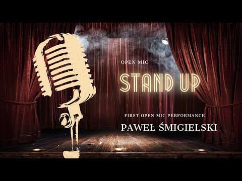 Nagranie stand-up open mic .Mój pierwszy raz.Jak zrobić stand-up ,jak zacząć przygodę ze stand-upem.