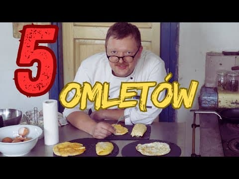 Jak Przygotować Omlety. 5 Rodzajów Omletów! Zwykły, Francuski, Słodki, Biszkoptowy i Biały
