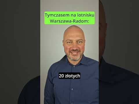 Cudzoziemiec na lotnisku Warszawa Radom