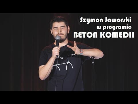 Szymon Jaworski w programie "Beton Komedii" Stand-Up
