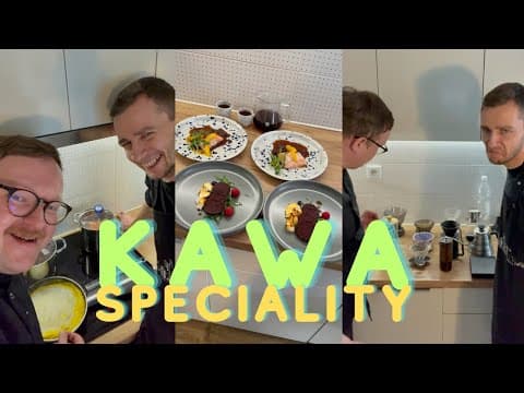 Kucharz Maciej - kawa Speciality - kawa, łosoś i buraki