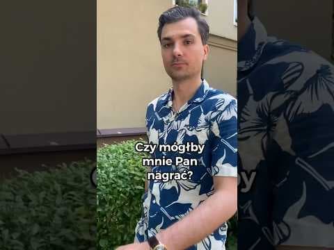 Czy mógłby mnie Pan nagrać? @TomekSkrzypek