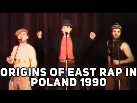 Origins of East RAP in Poland 1990.