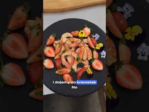 Krewetki z truskawkami