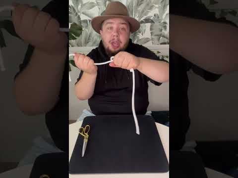 Jak skleić sznurek bez użycia kleju !