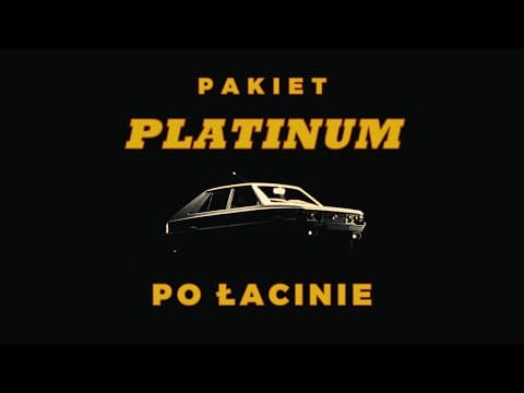 "Fascis Platinum" - Taco Hemingway "Pakiet Platinium" Po Łacinie (Lingua Latina Music Video)