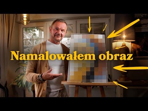 CEZARY PAZURA MALUJE OBRAZ NA ŻYWO!
