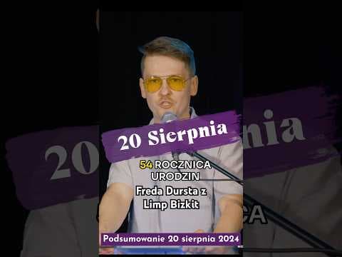 20 sierpnia 2024 54 urodziny Freda Dursta z Limp Bizkit