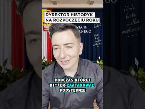Ten jeden dyrektor na rozpoczęciu roku do grupy 7-latków