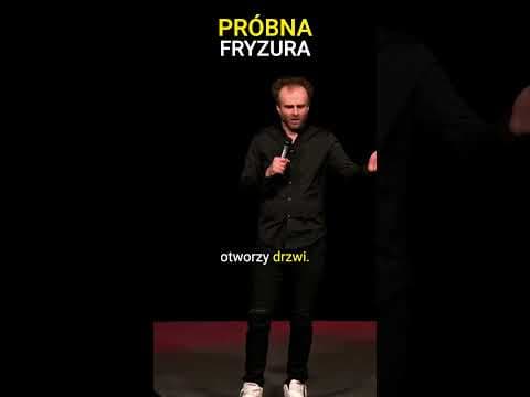 Próbna fryzura na wesele stand-up Marcin Zbigniew Wojciech 2023