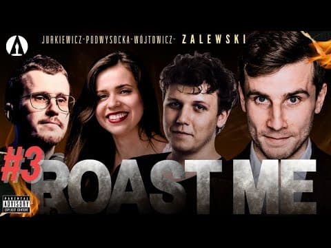 ROAST ME (odc.3) - Zalewski, Wójtowicz, Podwysocka, Jurkiewicz (roast, stand-up, komedia)
