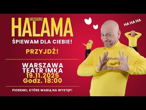 ŚPIEWANA ZAPOWIEDŹ WYSTĘPU - WARSZAWA 2025.01.19 TEATR IMKA.