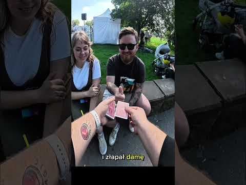 Pokazuję sztuczki na paradzie smoków w Krakowie