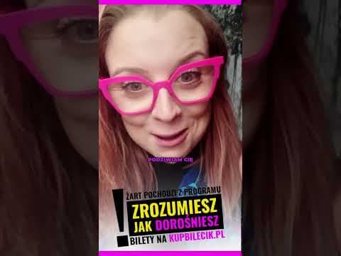 Stand-up Aleksandra Radomska Życie z typem 10 na 10 - fragment programu: Zrozumiesz jak dorośniesz.