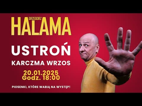 2025.01.20 - USTROŃ - Śpiewana zapowiedź występu.