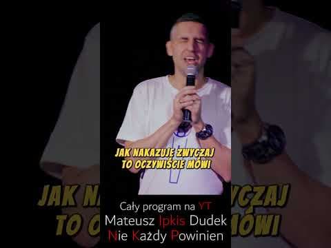 Mateusz Ipkis Dudek - stand-up - Gratulacje