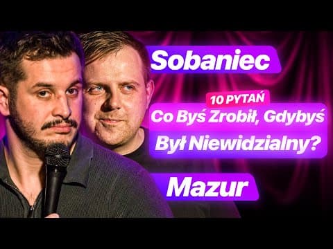 10 PYTAŃ - Adam Sobaniec i Ryszard Mazur | Odc.9 | Stand-up 2026
