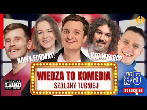 WIEDZA TO KOMEDIA - Kuba Wu, Zalewski, Błachnio, Kałamaga, Sikora (Turniej Komediowy)