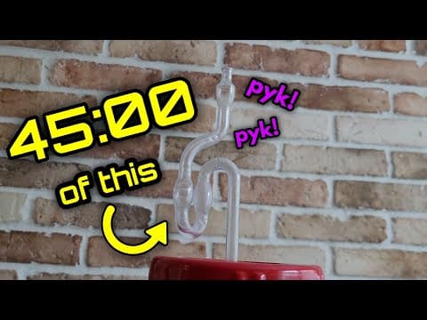 Fermentation pipe Ambient 45 minutes