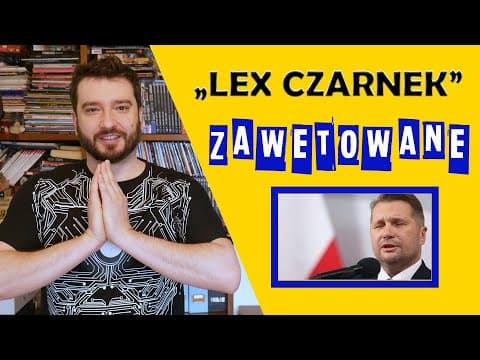 "Lex Czarnek" zawetowane | NEWSY BEZ WIRUSA | Karol Modzelewski