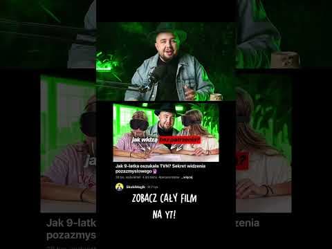 Jak działa widzenie bez oczu? Trik, który oszukał telewizję!