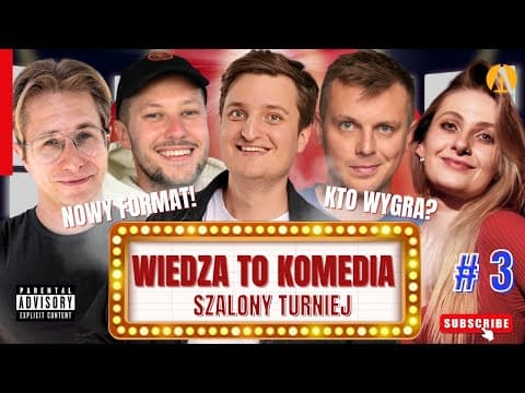 WIEDZA TO KOMEDIA - Krajewski, Chachulska, Kołecki, Dybski, Sikora (Turniej Komediowy)