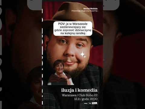 12.11|Niedziela|Warszawa|Iluzja i komediaBilety w komentarzu !