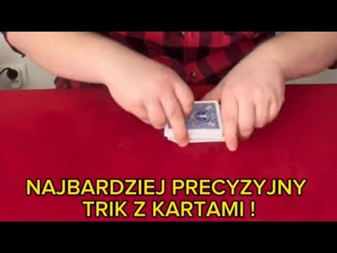 Najbardziej precyzyjny trik z kartami.