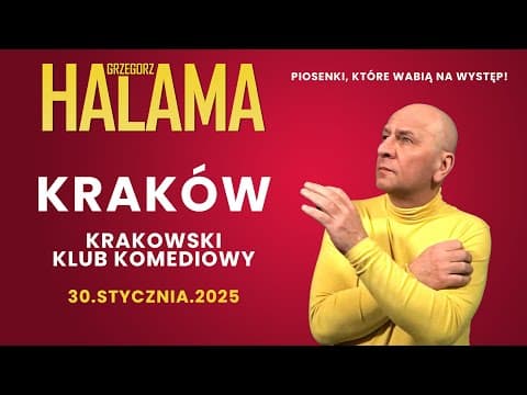 KRAKÓW 30 stycznia 2025 - ŚPIEWANE ZAPROSZENIE NA WYSTĘP