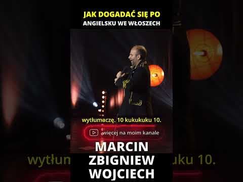 Po angielsku we Włoszech Marcin Zbigniew Wojciech SZTOS