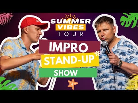 Summer Vibes Tour: Stand up Impro | Marcel Bieńkowski i Kuba Wu | Kraków | 2024
