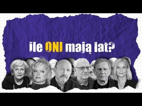 Ile ONI mają lat?! Pazura zgaduje wiek aktorów