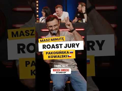 Maciek Ambicki w Masz Minutę | Roast Katarzyna Pakosińska & Łukasz Kowalski