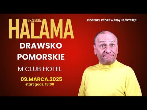 DRAWSKO POMORSKIE 09 marca 2025 - ŚPIEWANE ZAPROSZENIE NA WYSTĘP
