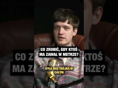 Michał Sikorski o reakcji na zawał w metrze