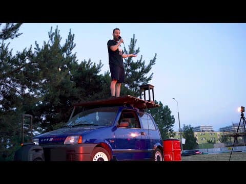 Występowałem na dachu samochodu cinquecento - Cienqi Stand Up