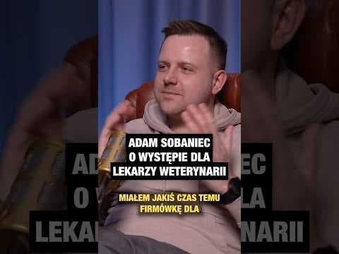 @AdamSobaniec_Stand-up i jego występ dla lekarzy weterynarii