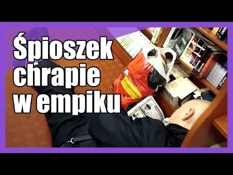 Śpioszek chrapie w empiku