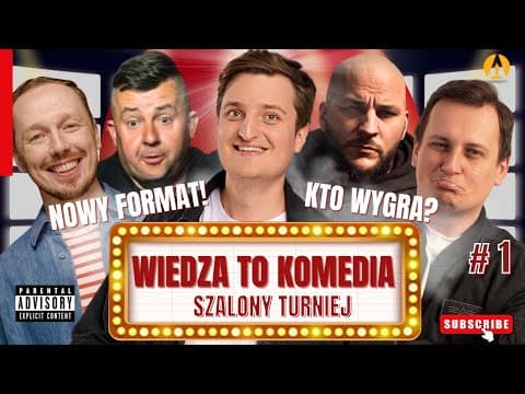 WIEDZA TO KOMEDIA - Syrek-Dąbrowski, Gajda, Sikora, Kasta, Chałupka (Turniej Komediowy)