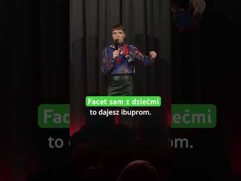 Facet sam z dziećmi
