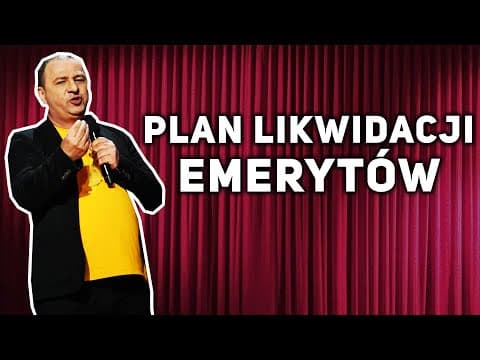 Grzegorz Halama - Plan likwidacji emerytów (stand-up)