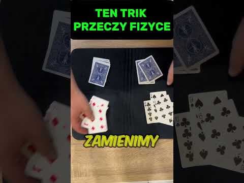 Niesamowita sztuczka z kartami, która przeczy fizyce