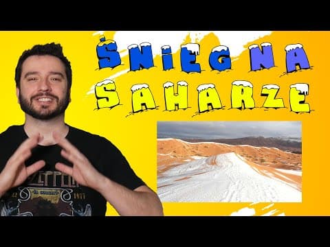 Śnieg na Saharze | NEWSY BEZ WIRUSA | Karol Modzelewski
