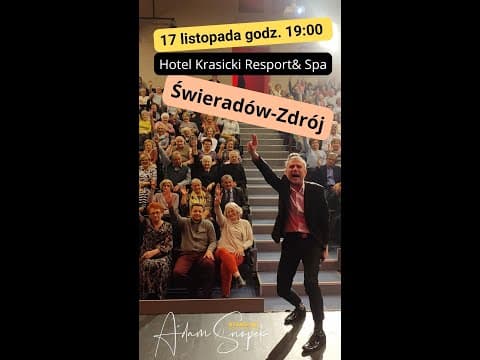 Zaproszenie na koncert I Adam Snopek Show I Świeradów-Zdrój