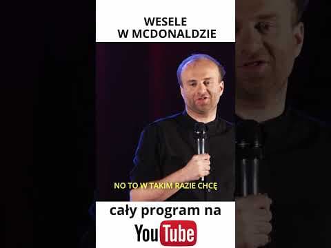 Wesele w McDonlaldzie stand-up Marcin Zbigniew Wojciech 2022 Moja Konkubina fragment