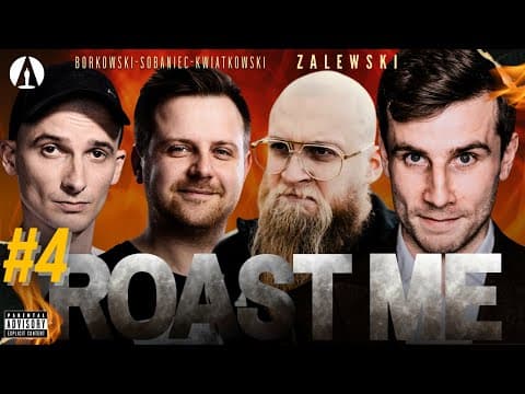 ROAST ME (odc.4) - Zalewski, Sobaniec, Borkowski, Kwiatkowski (roast, stand-up, komedia)