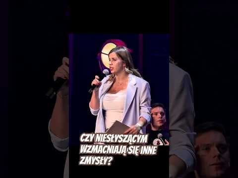 Czy niesłyszącym wzmacniają się inne zmysły⁉pojedynek z @lukasz_kowalski_standup